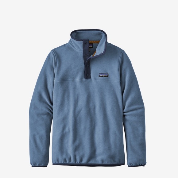 Patagonia Sweaters - Patagonia nwt sz large wooly blue snap fleece sz L
